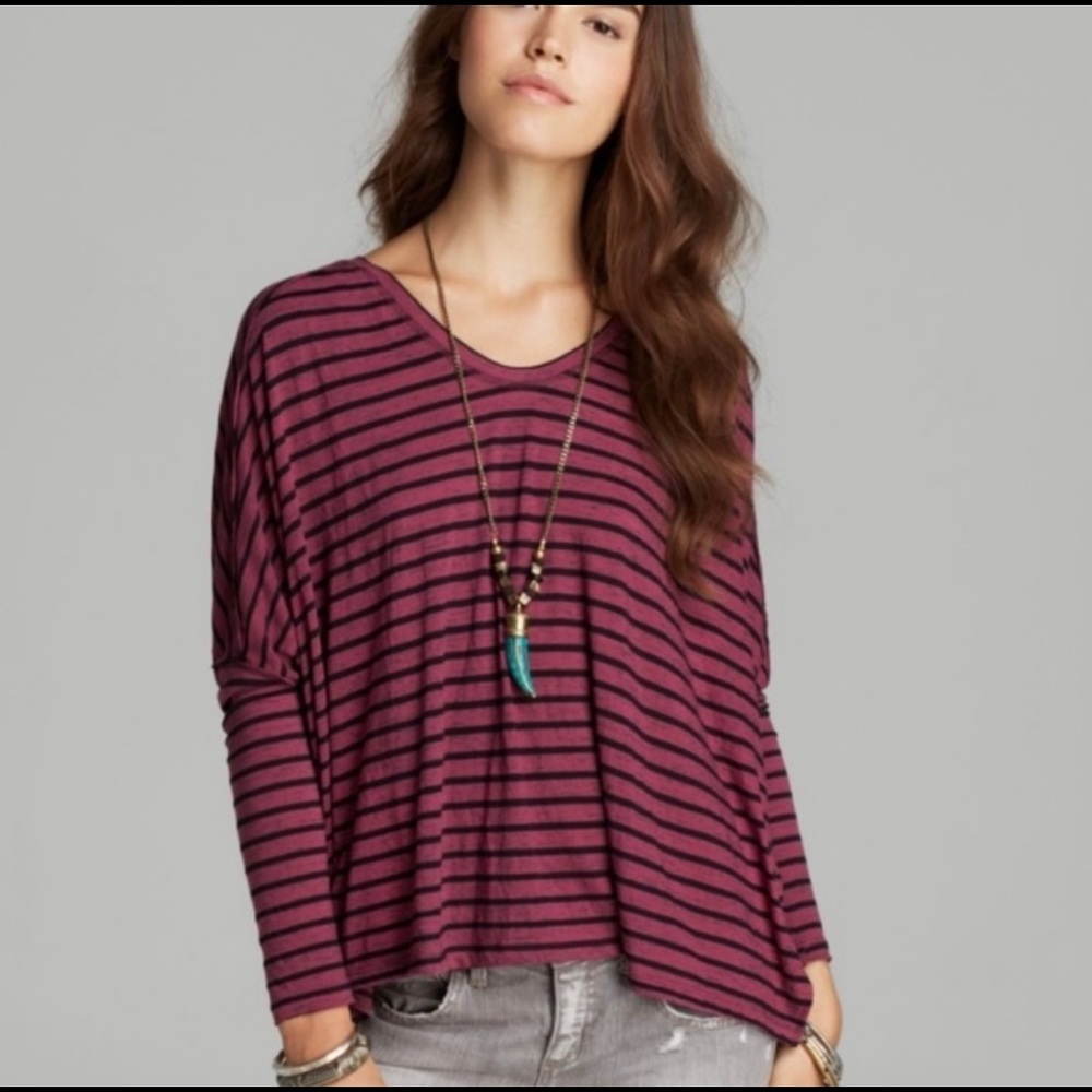 We the Free Samurai Pandora  Striped Long Sleeve